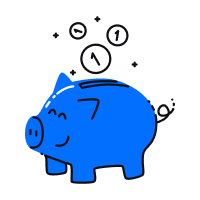 Piggy bank - earn 90% of lesson rate